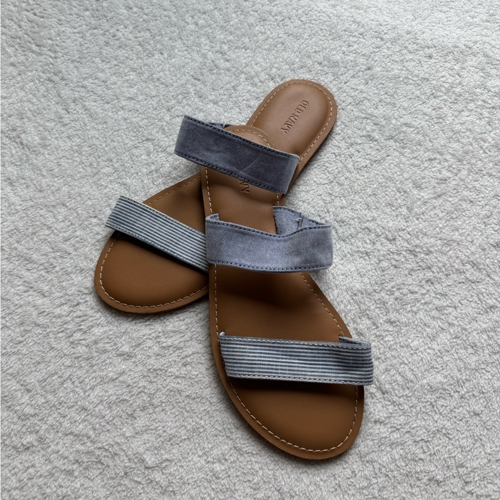 Old Navy denim and white Women's Sandals